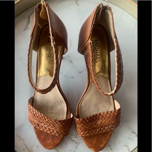 Michael kors woven heels